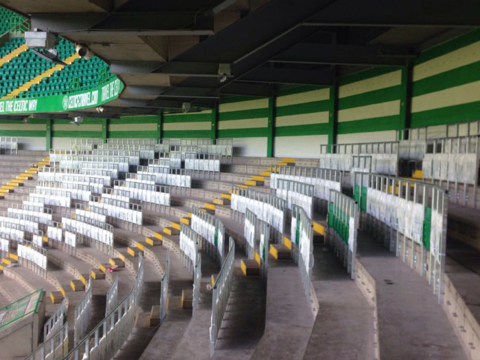 Celtic Stadium Railseat Installation