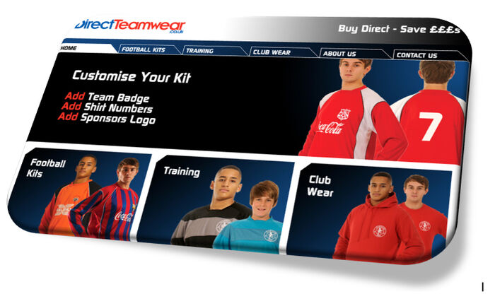 Direct-Teamwear-website