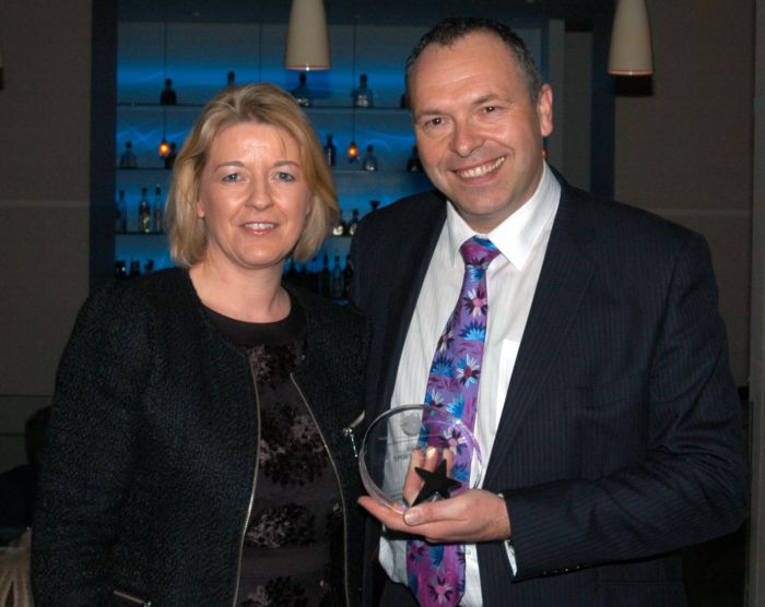 Gill Thomas - Adams Foodservice & Gary Bates - Creative Director, Lindley Group. evJPG