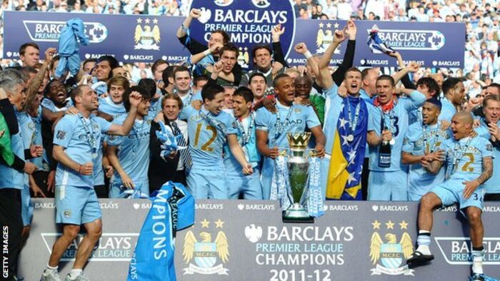 Man City Champions 2011-12