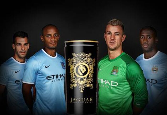man city- jaguar drinks