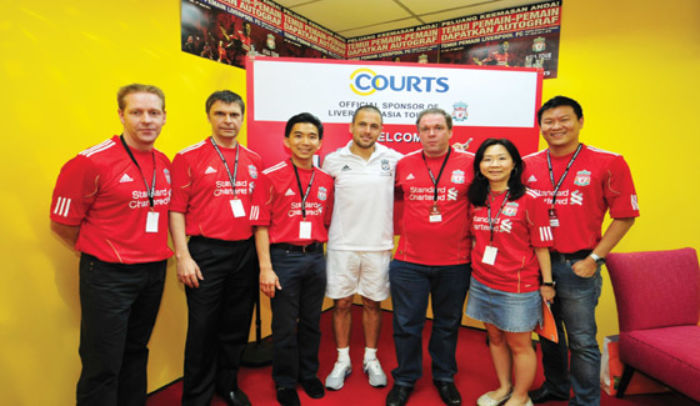 Liverpool team up with courts
