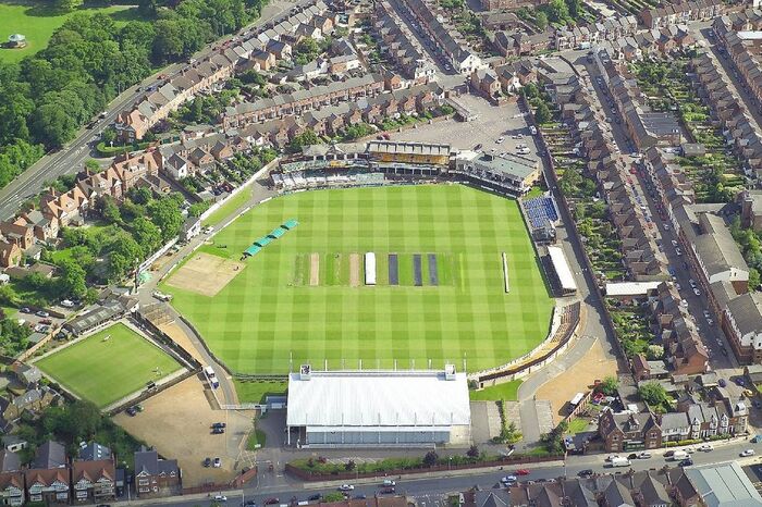 Northants Cricket arial view ev
